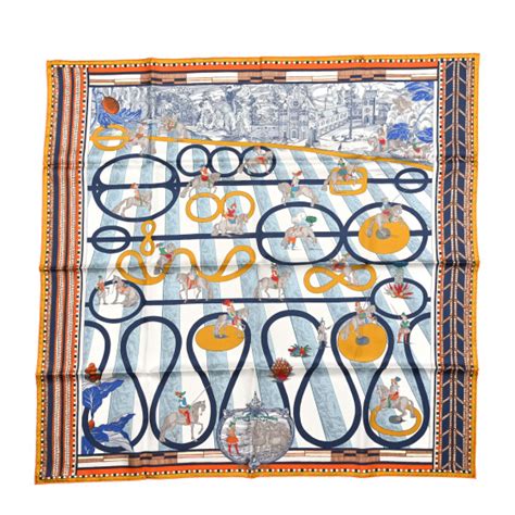 hermes passades et serpentines|Passades et Serpentines Silk Scarf w/ Tags .